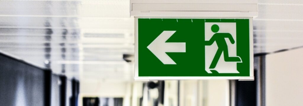 Plany ewakuacyjne budynku w razie pożaru